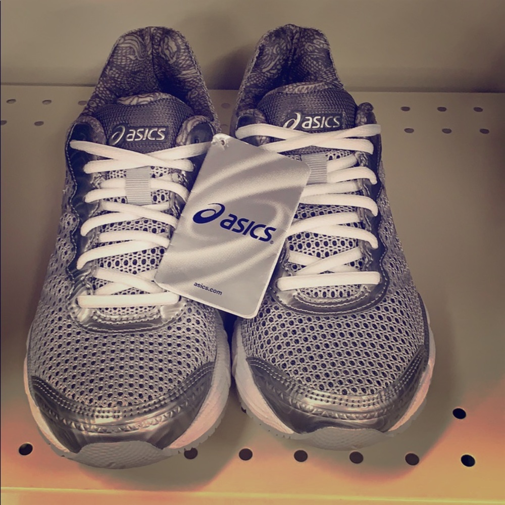 ASICS gel-enhance white and dragon silver